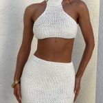 Margot Halter Top - Ivory - Image 7