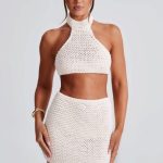 Margot Halter Top - Ivory - Image 9