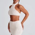 Margot Halter Top - Ivory - Image 11