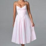 Mariella Midi Dress - Blush - Image 4