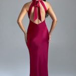 Etta Maxi Dress - Wine - Image 2