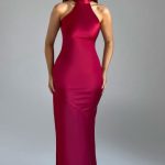 Etta Maxi Dress - Wine - Image 3