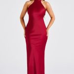 Etta Maxi Dress - Wine - Image 6