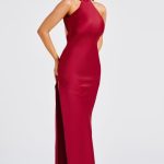 Etta Maxi Dress - Wine - Image 10