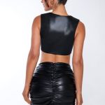 Gwen Mini Skirt - Black - Image 2