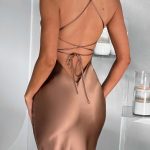 Fenty Maxi Dress - Chocolate - Image 9