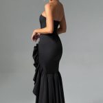 Angelina Maxi Dress - Black - Image 12