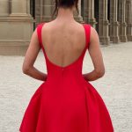 Yalina Mini Dress - Red - Image 3
