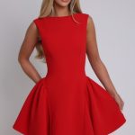 Yalina Mini Dress - Red - Image 6