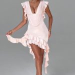 Rosalie Mini Dress - Blush - Image 6