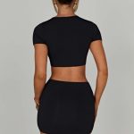 Rein Mini Skirt - Black - Image 3