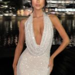 Neomi Mini Dress - Nude - Image 9