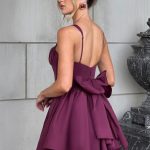 Josie Mini Dress - Cherry Lacquer - Image 4