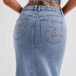 Flor Maxi Skirt - Blue - Image 3