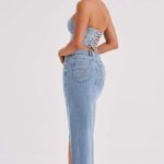 Flor Maxi Skirt - Blue - Image 11