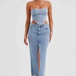 Flor Maxi Skirt - Blue - Image 13