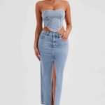Flor Maxi Skirt - Blue - Image 14