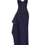 Violetta Maxi Dress - Navy - Image 4