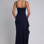 Violetta Maxi Dress - Navy - Image 8