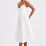 Mariella Midi Dress - Ivory - Image 5