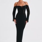 Samariah Maxi Dress - Black - Image 3