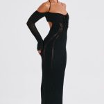 Samariah Maxi Dress - Black - Image 5
