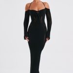 Samariah Maxi Dress - Black - Image 6