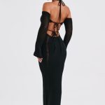 Samariah Maxi Dress - Black - Image 7