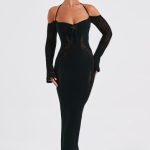 Samariah Maxi Dress - Black - Image 8