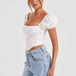 Matilda Corset - Blush Floral Print - Image 6