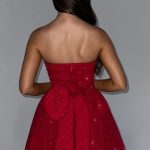 Katrina Mini Dress - Red Sparkle - Image 3