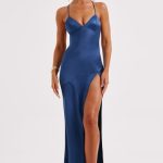 Isobel Maxi Dress - Navy - Image 8