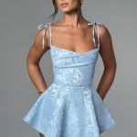 Emmie Playsuit Dress - Blue