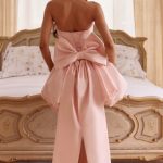 Lotus Mini Dress - Blush - Image 2