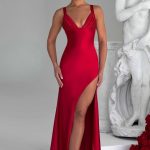 Hayley Maxi Dress - Red - Image 5
