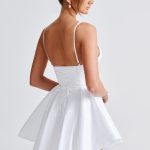 Imani Mini Dress - Ivory - Image 12