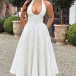 Effie Midi Dress - Ivory - Image 9