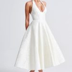 Effie Midi Dress - Ivory - Image 14