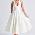 Effie Midi Dress - Ivory - Image 15