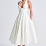 Effie Midi Dress - Ivory - Image 16
