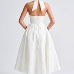 Effie Midi Dress - Ivory - Image 18