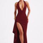 Luella Maxi Dress - Burgundy