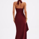 Luella Maxi Dress - Burgundy - Image 4
