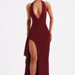 Luella Maxi Dress - Burgundy - Image 6