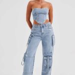 Brooklyn Cargo Pant - Blue - Image 16