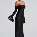 Selene Maxi Dress - Black - Image 4