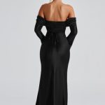 Selene Maxi Dress - Black - Image 6
