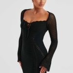 Dezi Mini Dress - Black - Image 4