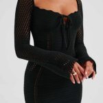 Dezi Mini Dress - Black - Image 5