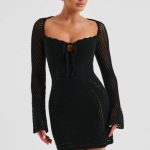 Dezi Mini Dress - Black - Image 8